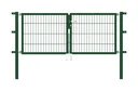 Flexo double gate with accessories, green, width 200 cm, height 120 cm, PF: 60x60 cm