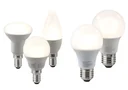 LED lamp 5W, E14, 470lm, warm white - 10 pieces