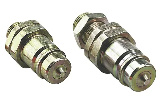 "Hydraulic connector standard M22 x 1.5, 8 mm long thread, 2 pieces. image"