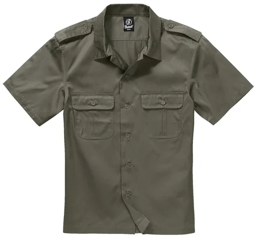 "US shirt, short sleeve, color olive, size 6XL image"