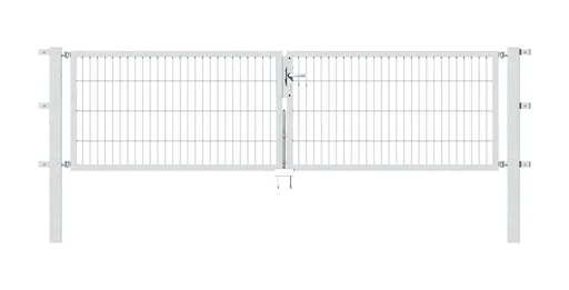 "Double gate set Flexo including posts 3 x 1.2 m hot-dip galvanized image"