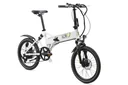 Aluminium E-Bike folding bike 20 inches, frame height 37 cm, 7-speed derailleur, black "City III"