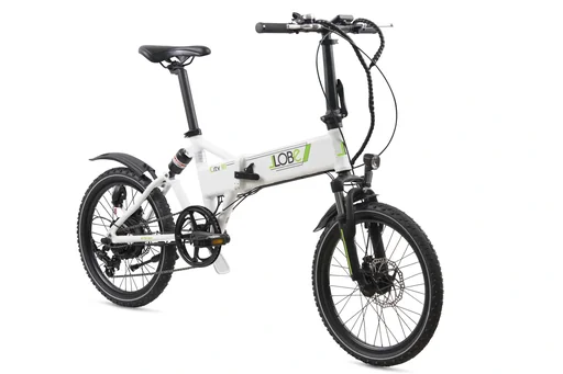 "Aluminium E-Bike folding bike 20 inches, frame height 37 cm, 7-speed derailleur, black "City III" image"