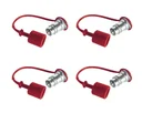Dust cover for plug, 4 pieces