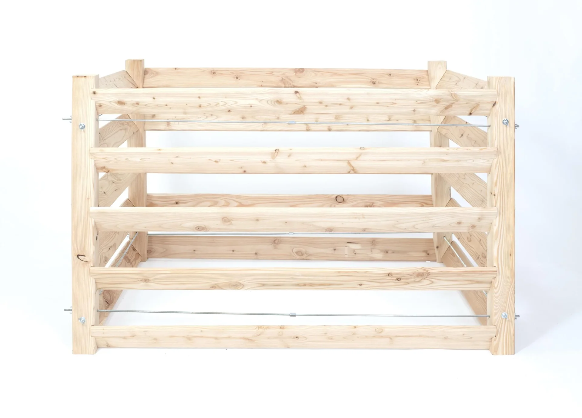 "Compostbak Konni L, 130×100×80 cm, Natuur – FSC-larikshout, 1.040 l image"