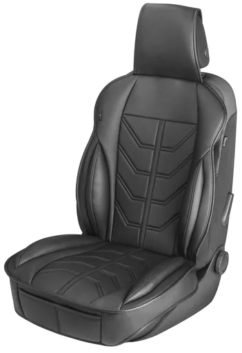 "Car seat cover Kimi, car seat cover in racing design black image"