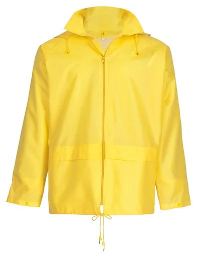 "PU rain jacket Profi, yellow, size S image"