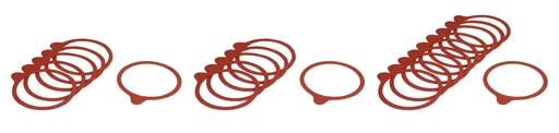 "Preserving rubber rings, 94 x 108 mm, filling opening 100 mm, 6 pieces image"