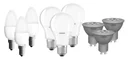 BASE RETRO SMD LED drop lamp with 5.5 watts, E14, warm white, matt - 3 pieces