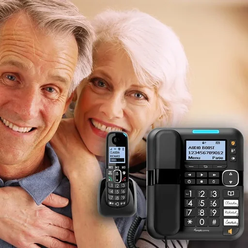 "Cordless large button telephone image"