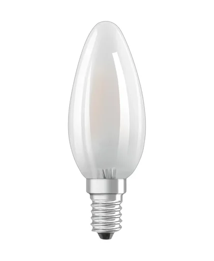 "LED STAR RETROFIT candle with 2.5 watts, E14, cool white, matt image"