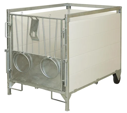 "Calf box, small 130 cm x 85 cm including roof image"