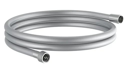 "Shower hose "HOGAFLEX K-7", plastic, silver, 200 cm image"