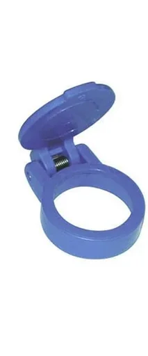 "Blue dust cover for plug-in sleeve image"
