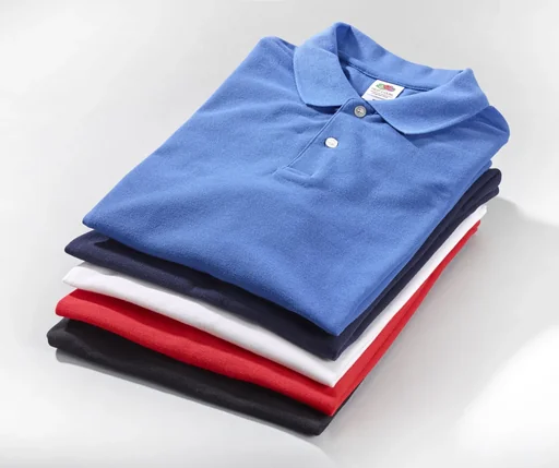"Polo shirt with pique structure, color white, size M image"