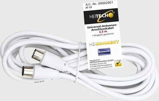 "Universal antenna connection cable 2.5m image"