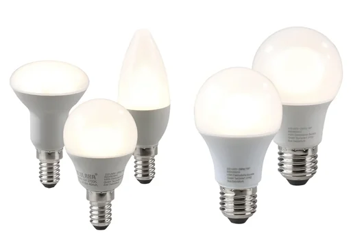 "LED lamp in mini globe shape 5W, E14, 470lm, warm white - 10 pieces image"