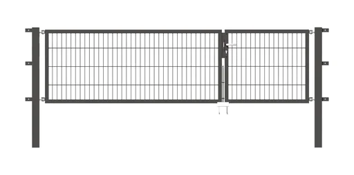 "Double gate Flexo, anthracite, width 100 + 200 cm, height 160 cm image"