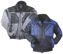 Ganzjahres Blouson, kleur rood/zwart, maat L
