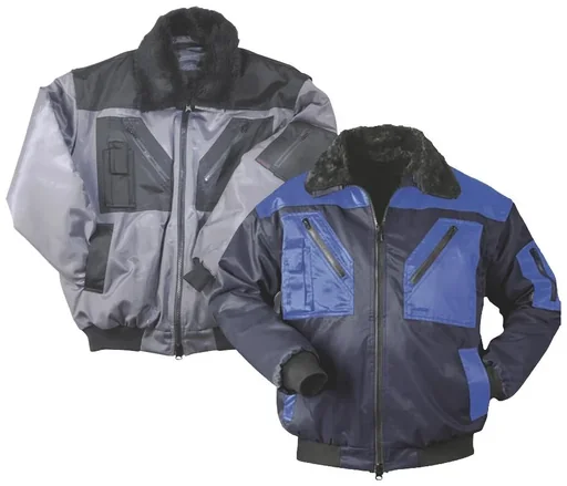 "All-season blouson, color red/black, size L image"