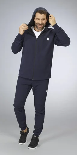 "Hooded jacket, navy, size 2XL image"