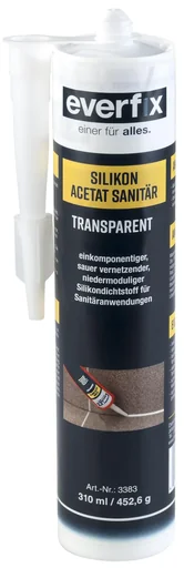 "Silicone Sanitary transparent, 310 ml image"