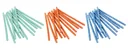 Drain cleaner sticks "Biotub", orange, 12 pieces