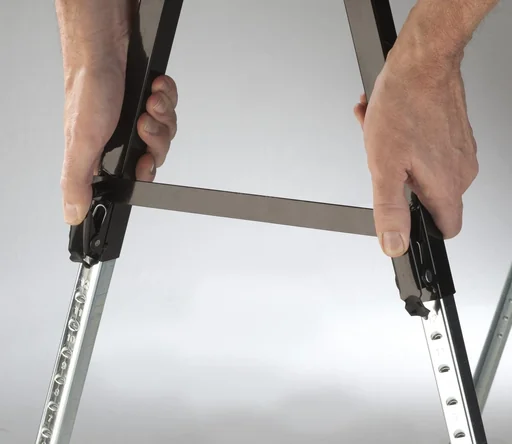 "Work trestles, foldable, height-adjustable, set of 2 image"