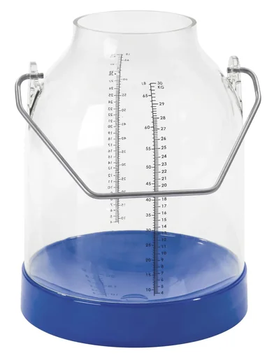 "Milking bucket, 30 liters, blue, handle height 117 mm image"