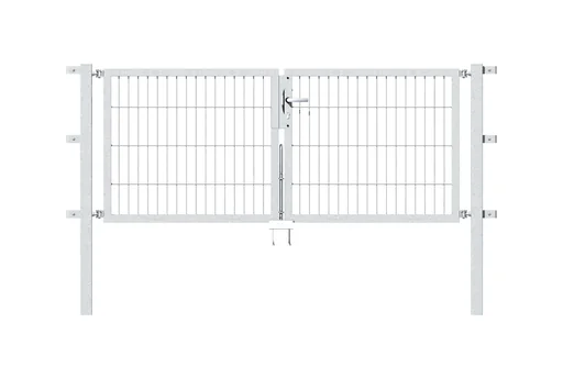 "Double gate Flexo with accessories, hot-dip galvanized, width 200 cm, height 80 cm, PF 60x60 cm image"