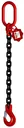 1-strand chain GK8, with clevis hook 8 mm, 2 m long