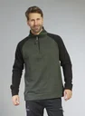 Sweat-Troyer, color green/black, size L