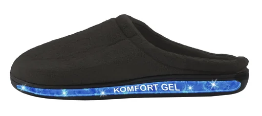 "Comfort gel slippers, black, size 41/42 image"