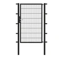 Single gate Flexo with accessories, anthracite/ width 100 cm, height 100 cm