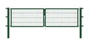 Double gate set Flexo including posts 3 x 0.8 m green