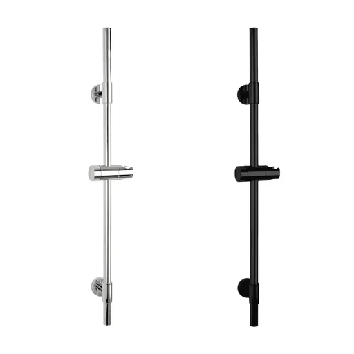 "Shower rod Basic Black, 66 cm image"