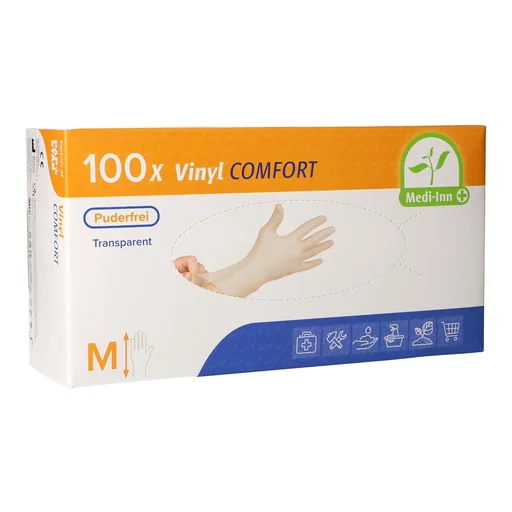 "Gloves, vinyl, powder-free, 100 pieces, size XL image"