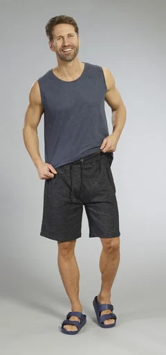 "Sweatpants, color black/melange, size M image"