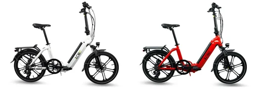 "Unisex City E-Bike 20 inches, frame height 37 cm, 7-speed derailleur, Gala red (folding bike) image"