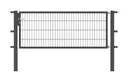 Single gate Flexo with accessories, anthracite/ width 200 cm, height 160 cm