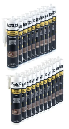 "Silicone transparent in a set of 20 pieces image"