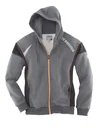 Sweat jacket, color gray/black, size M
