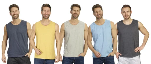 "Tank top, color navy/melange, size L image"