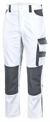 "EXTREME work trousers, white-grey, size XL image"