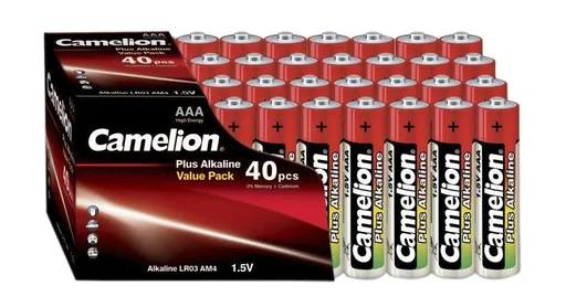 "Alkaline Micro (AAA) Plus Batteries - 40 pieces image"
