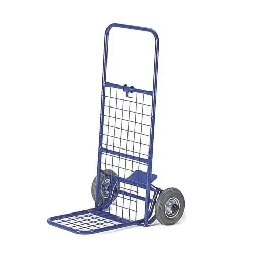 "Steel tube parcel trolley with pneumatic tires 260 mm image"