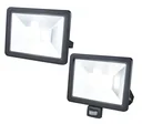 LED floodlight with motion detector, 30 watts, 2400 lumens, IP44