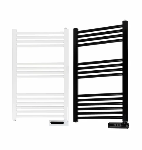 "Sani-Towel 500 bathroom radiator, black image"