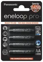 Eneloop Pro Micro (AA) NiMH batteries - 930 mAh, 4 pieces