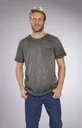 T-shirt, color olive-mottled, size L
